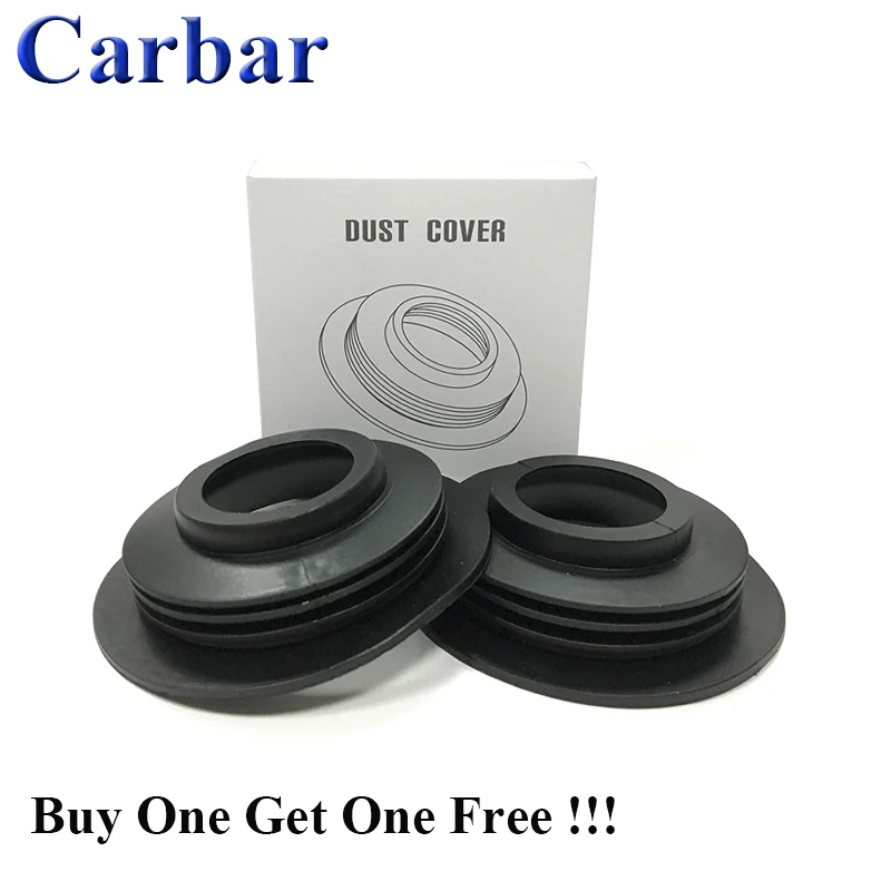Carbar 1 Pair of Headlight Dust Cover Cap for LED HID Xenon Halogen