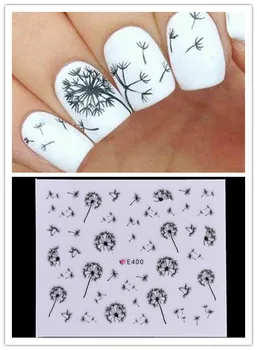 

Flying Dandelion Nail Sticker Water Decals Transfer Sticker Nail Art