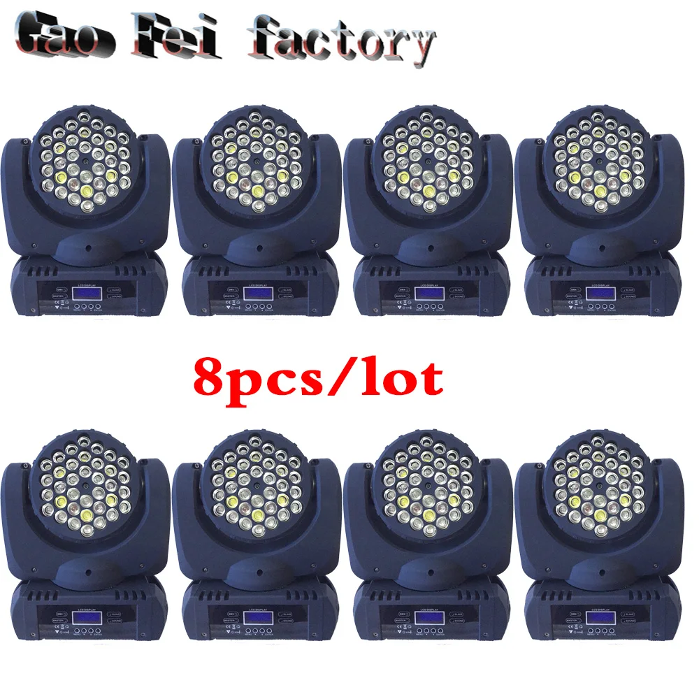 

8pcs/lot 36x3W LED Beam Moving Head Light LED beam RGBW 36X3W RGBW LED Beam Moving Head