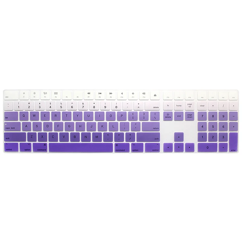 HRH силиконовый чехол для клавиатуры, защитная клавиатура для Apple Magic Keyboard с цифровой клавиатурой A1843 MQ052LL/A, выпущена в году
