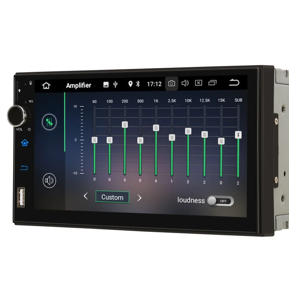 

Pumpkin 2 Din 7''Android 8.0 Universal Car Radio No DVD Player GPS Navigation 4GB RAM 32GB ROM Car Stereo DAB+ Wifi 4G Headunit
