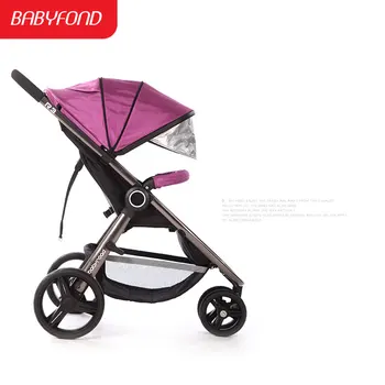 

3 wheels sport Baby Stroller, Light Weight it Can Sit and Lie , Shock Proof Folding Baby pram newborn gift