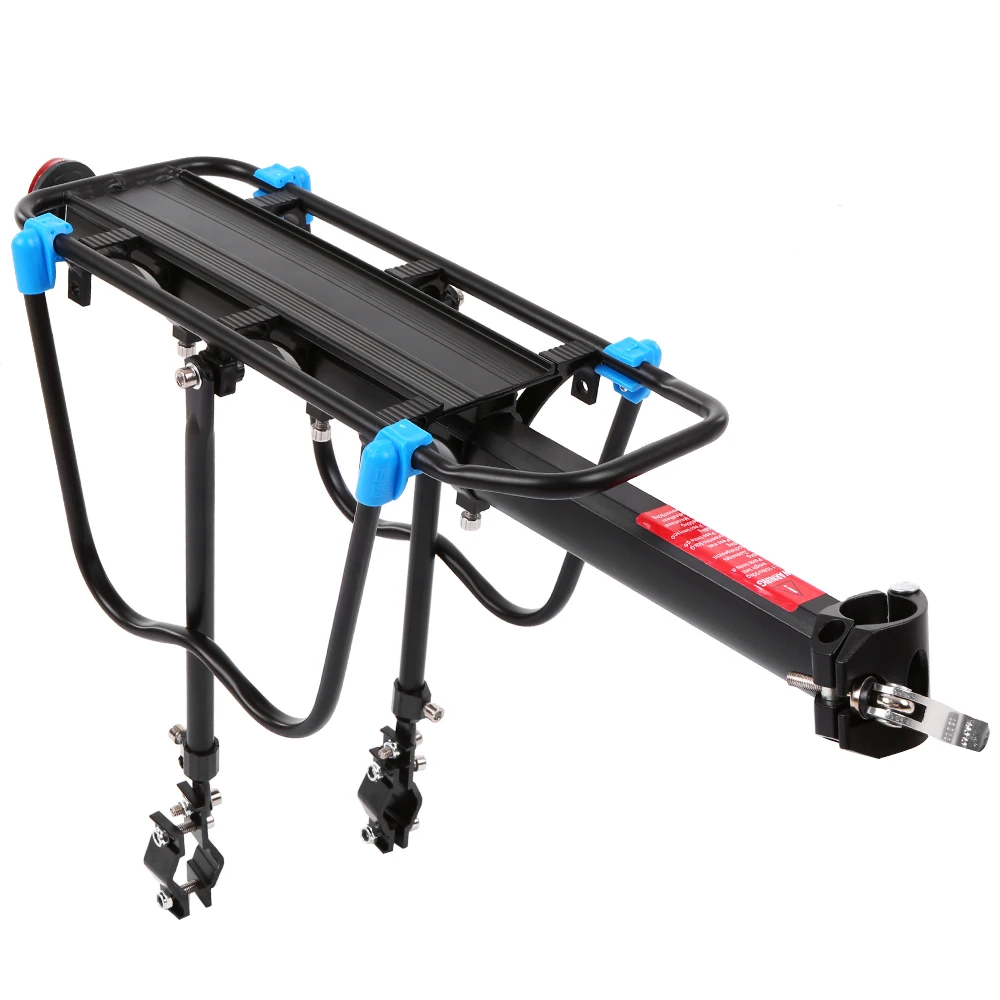 Cheap Mountain Bike Bicycle Cargo Racks Aluminum Bicycle Luggage Carrier MTB Bicycle Mountain Bike Road Bikes Rear Rack Black 6
