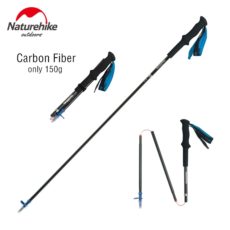 Naturehike Lightweight Collapsible Carbon Fiber Trekking Poles