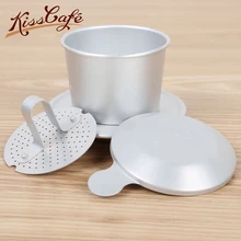 6x8 см Алюминий вьетнамский кофе фильтр для кофеварки Кофе Maker Высокое качество капельного фильтр для воды горшок инструмент для фильтра аксессуары для 1 человек