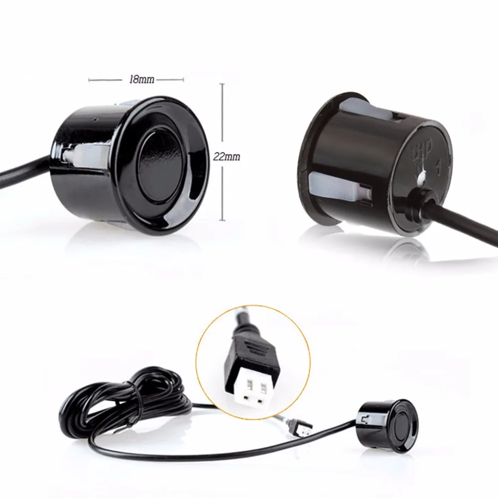 Car Auto Parktronic LED Parking Sensor With 8 Sensors Reverse Backup Car Parking Radar Monitor Detector System Backlight Display