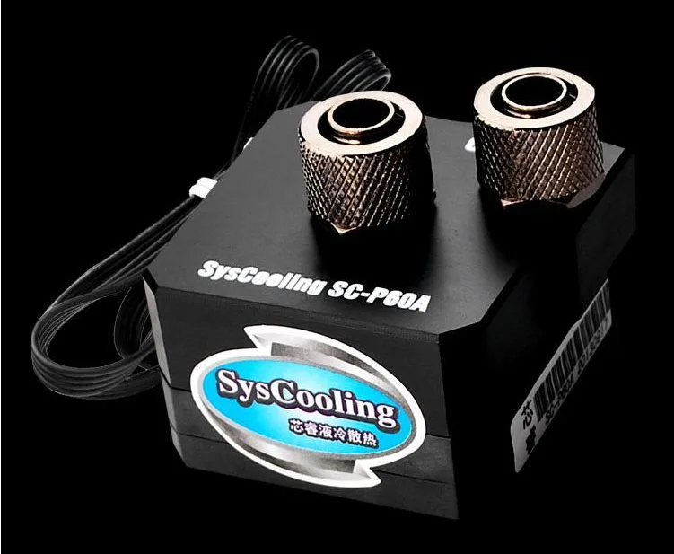 SYSCOOLING SC P60A 450L/H черный водяной насос параллельные водные пути для компьютерного