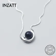 INZATT, уникальный дизайн, колье, персональный камень, подвеска, ожерелья, Богемия, 925 пробы, серебро, хорошее ювелирное изделие для женщин, вечерние, подарок