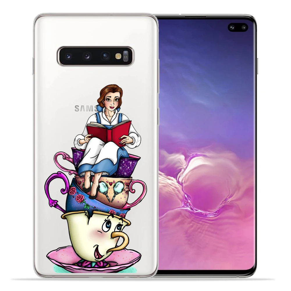 Чехол принцессы для Funda samsung S10 Мягкий силиконовый чехол для samsung S8 S10 Plus S7 S6 Edge S10 Lite Note9 8 чехол с русалкой Etui - Цвет: 05