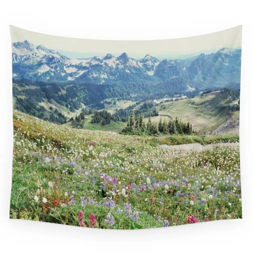 Wildflower Meadow Wall Tapestry Large | Дом и сад