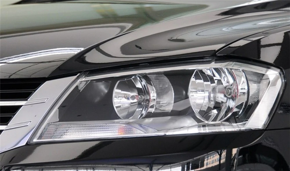 Для Volkswagen VW Lavida 2012 2013 прозрачные фары автомобиля прозрачные линзы автомобильный брелок крышка
