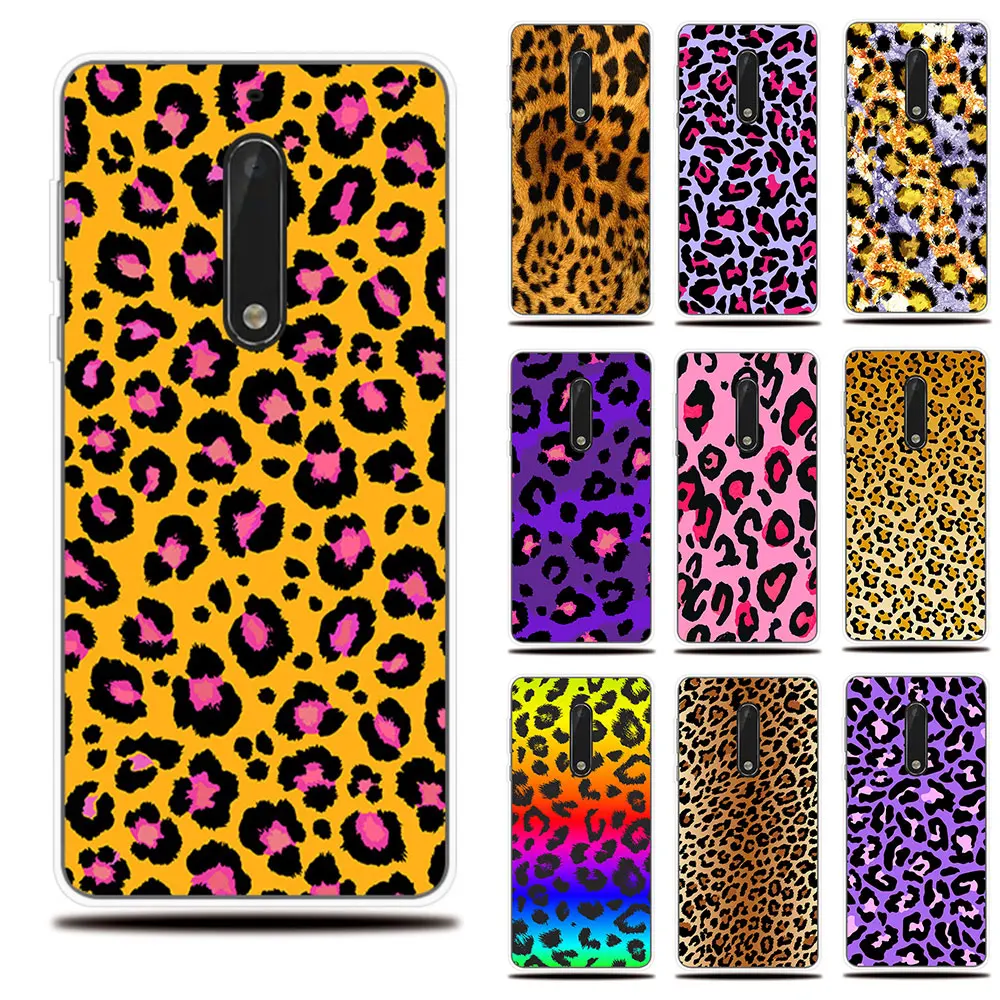 

Leopard Print Silicone Phone Case For Nokia 1 2 3 5 6 7 8 X5 X6 X7 Soft Cover For Nokia 2.1 3.1 5.1 6.1 7.1 8.1 Plus Cover Case