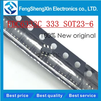 

10pcs/lot New FDC6333C 333 SOT23-6 LCD screen commonly used 6 foot power chips