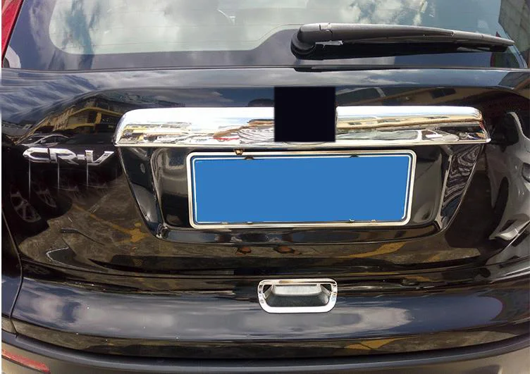 АБС-пластик хром задний багажник дверная ручка крышки отделкой двери автомобиля Стикеры Средства для укладки волос Honda CR-V CRV 2007 2008 2009 2010 2011 C600