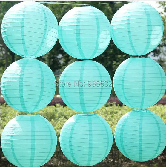 

Wedding Decoration 300pcs 12 Inch 30cm Chinese Paper Lanterns white purple orange yellow green pink