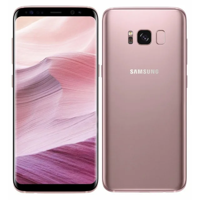 Розовый Samsung Galaxy S8, SM-G950F, G950F, G950U, 4G, LTE, четыре ядра, 4 Гб RAM, 64 ГБ ROM, 5,8 дюймов, 12 МП, отпечаток пальца, мобильный телефон Android - Цвет: Розовый
