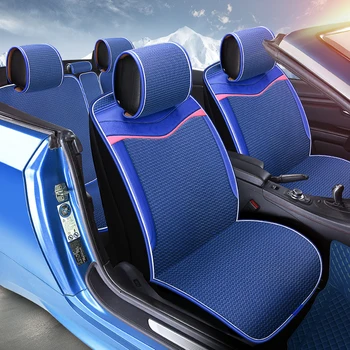 

Dimensional honeycomb fabric Free Bundle Seat Cover Car Cushions Car Styling For BMW F10 F11 F15 F16 F20 F25 F30 F34 E60 E70 E90