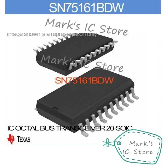 SN75161BDW IC OCTAL BUS TRANSCEIVER 20 SOIC SN75161B 75161 SN7516