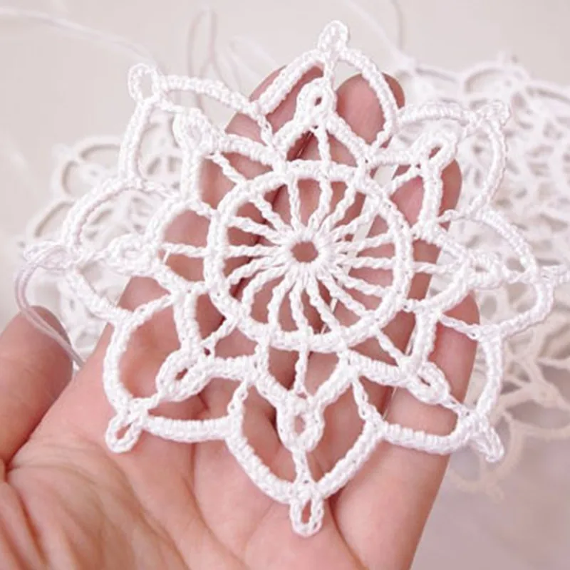 aliexpress com buy snowflake crochet christmas hanging aliexpress com buy snowflake crochet christmas hanging
