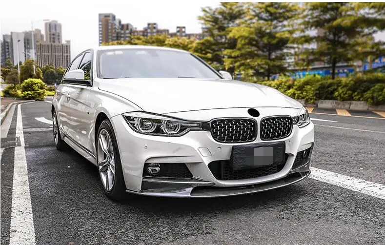 Для F30 F35 Комплект кузова спойлер 2012- для BMW 3 серии 320i ABS задний спойлер передний бампер диффузор защитные бамперы