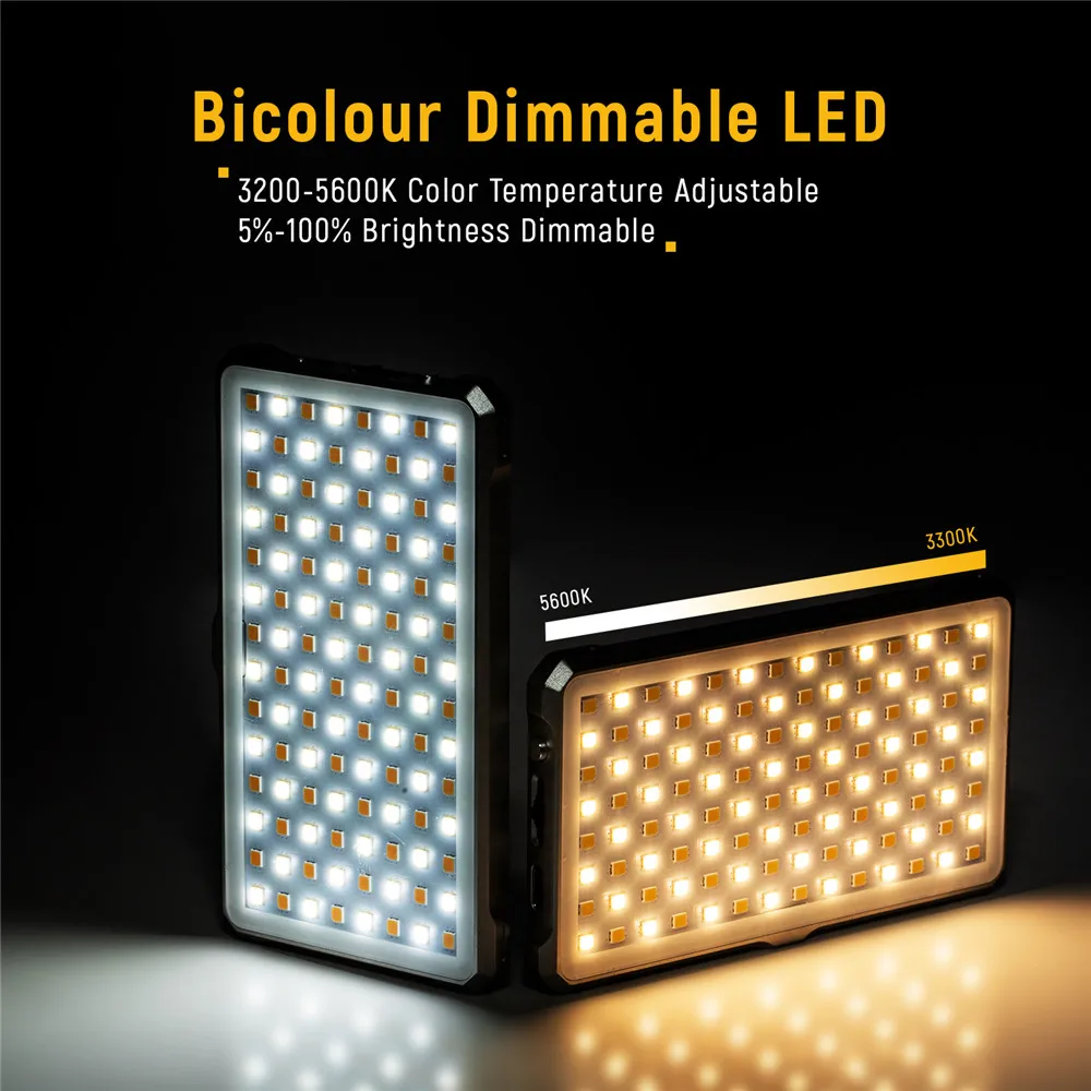 

VILTROX FA-D10 Mini Bi-color Video LED Light Portable Fill Light Photography Light for Phone Camera shooting Studio