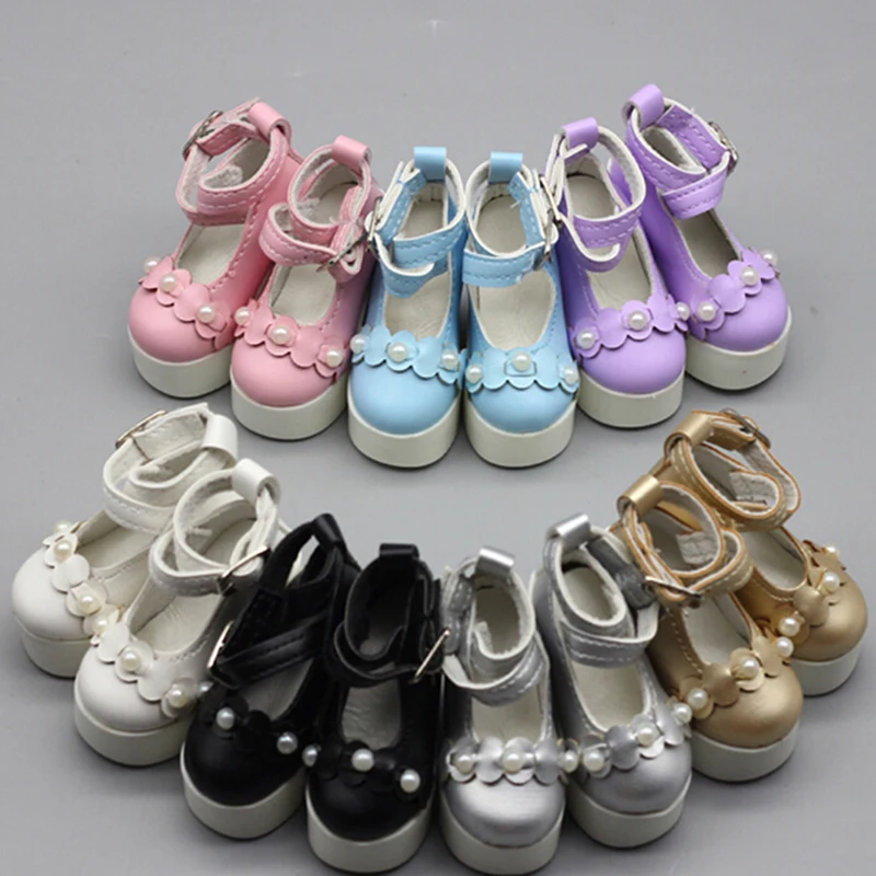 1 пара разноцветных туфель на высоком каблуке для принцессы подходит для 1/3 1/4 BJD 60 см SD DD DOD куклы кукольная обувь