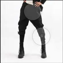 HOT 2017 new fashion nightclub Harem pants men plus size capris skinny pants culottes boot cut trousers hairstylist costumes