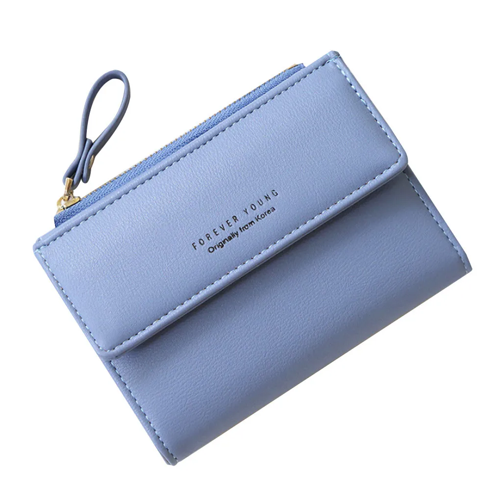 

Women Zipper Short Wallet Coin Purse Card Holders Handbag Wallet Female Small Womens Wallets and Purses Cross Cute Small Portfel