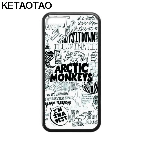 KETAOTAO Arctic monkeys чехлы для телефонов iPhone 4S 5C 5S 6S 7 8 6Plus 7Plus 8Plus X Samsung чехол Мягкий ТПУ