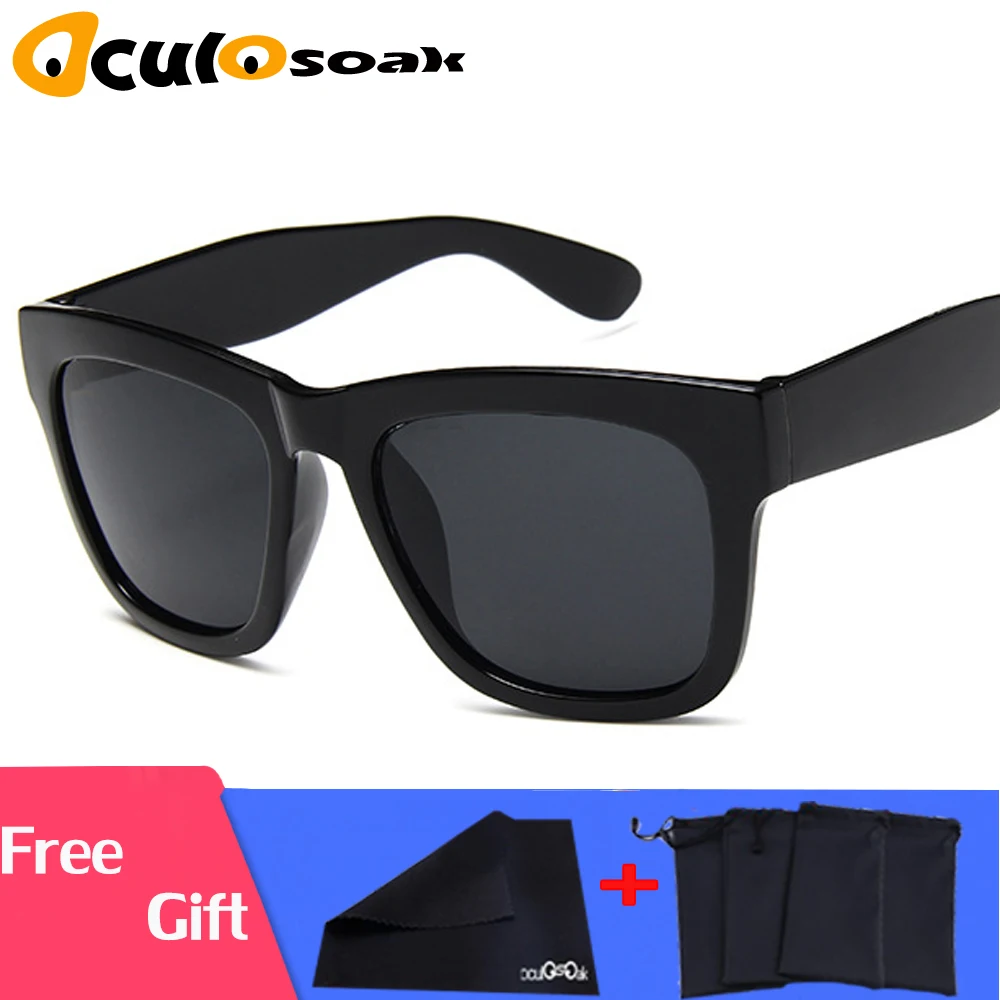2019 New Fashion Sunglasses Women Men Sun Glasses Mirror Eyeglasses Eyewear Square Plastic Frame Clear Lens UV400 Goggles