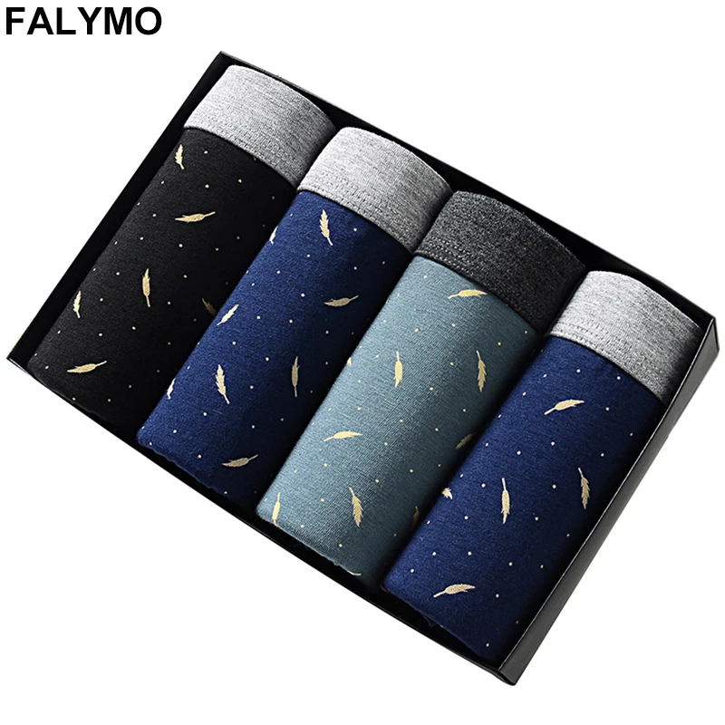 

Men's Boxers Shorts Homme Comfortable Underpants Soft Breathable Male Panties Cotton Underwear Printed Men Cueca Boxer Drawers