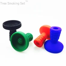 Силиконовая чаша для кальяна из кремнезема, контейнер для дыма, табачная чаша большого диаметра, может увеличиваться