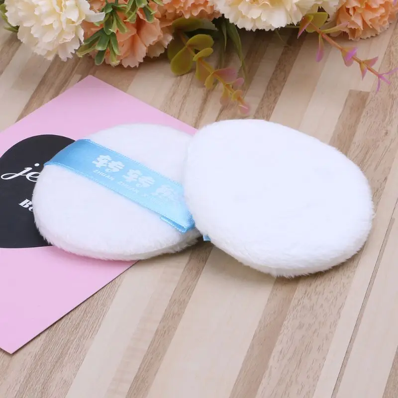 Baby Powder Puff Body Talcum Powder Puff Super Soft Blend Cotton