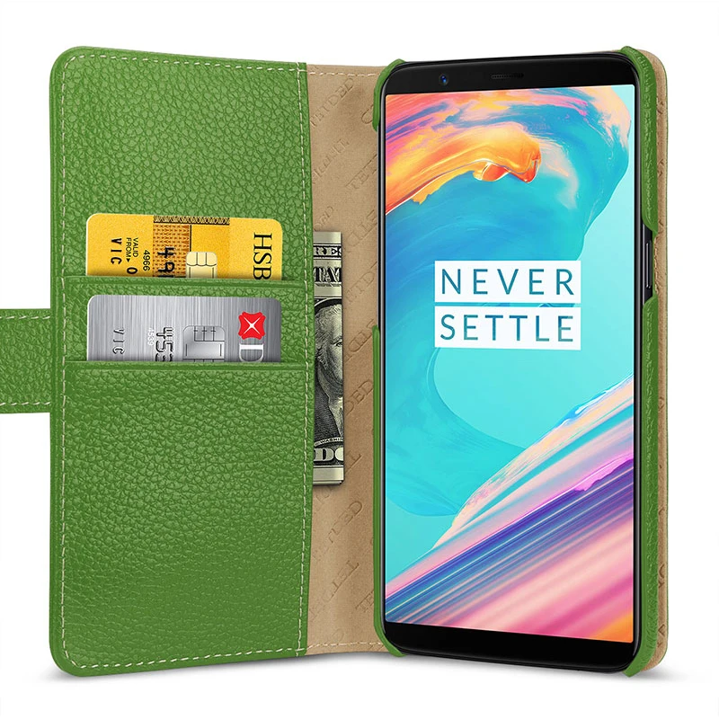 Чехол One plus 5 T, чехол для Oneplus 5 T, 6,01 дюймов, чехол из натуральной кожи, карман для карт, кошелек, сумка, защитный флип, Fundas, кожа+ розничная посылка