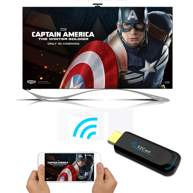 RANKMAN EZcast 2,4G 5G Anycast tv Stick беспроводной WiFi дисплей спутниковый ресивер hdmi ключ Miracast DLNA Airplay 1080 P для Android IOS