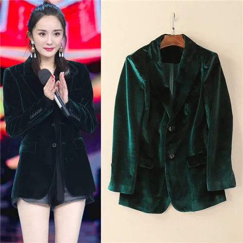 Popular Green Velvet Blazer-Buy Cheap Green Velvet Blazer