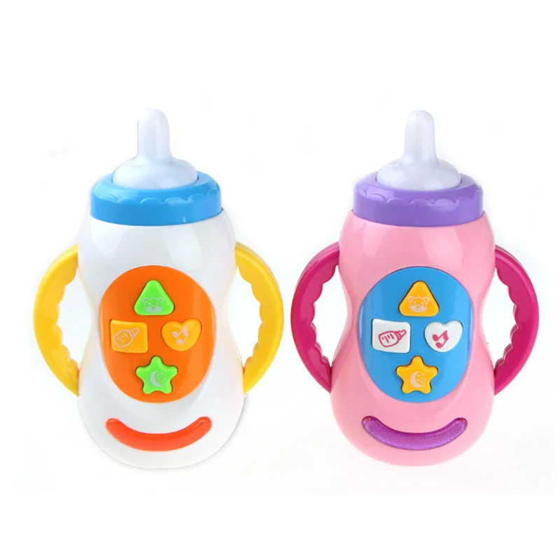 

Baby Interesting music bottle toys LED Flashing Simulation Bottle With Music Children Educational Toys WJ546
