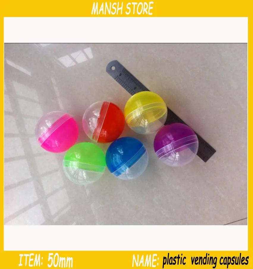 50mm plastic vending capsule