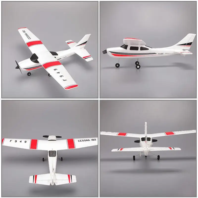 1:28 Cessna-182 дистанционного Управление пропеллер самолета 3-канальный блок питания с неподвижным крылом для дистанционно управляемого летательного аппарата уличный парковый родитель-ребенок AB Glider игрушки самолет