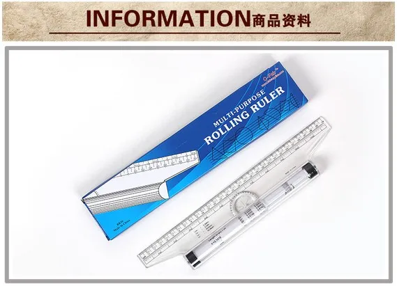 Прозрачный метрических параллельно линейка многоцелевой чертежная Линейка-рейсшина линейка прямая инструмент дизайнерские инженерный чертёж школы