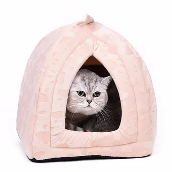 

Warm Cotton Cat Cave House Pet Bed Pet Dog House Lovely Soft Suitable Pet Dog Cushion Cat Bed House High Quality Products