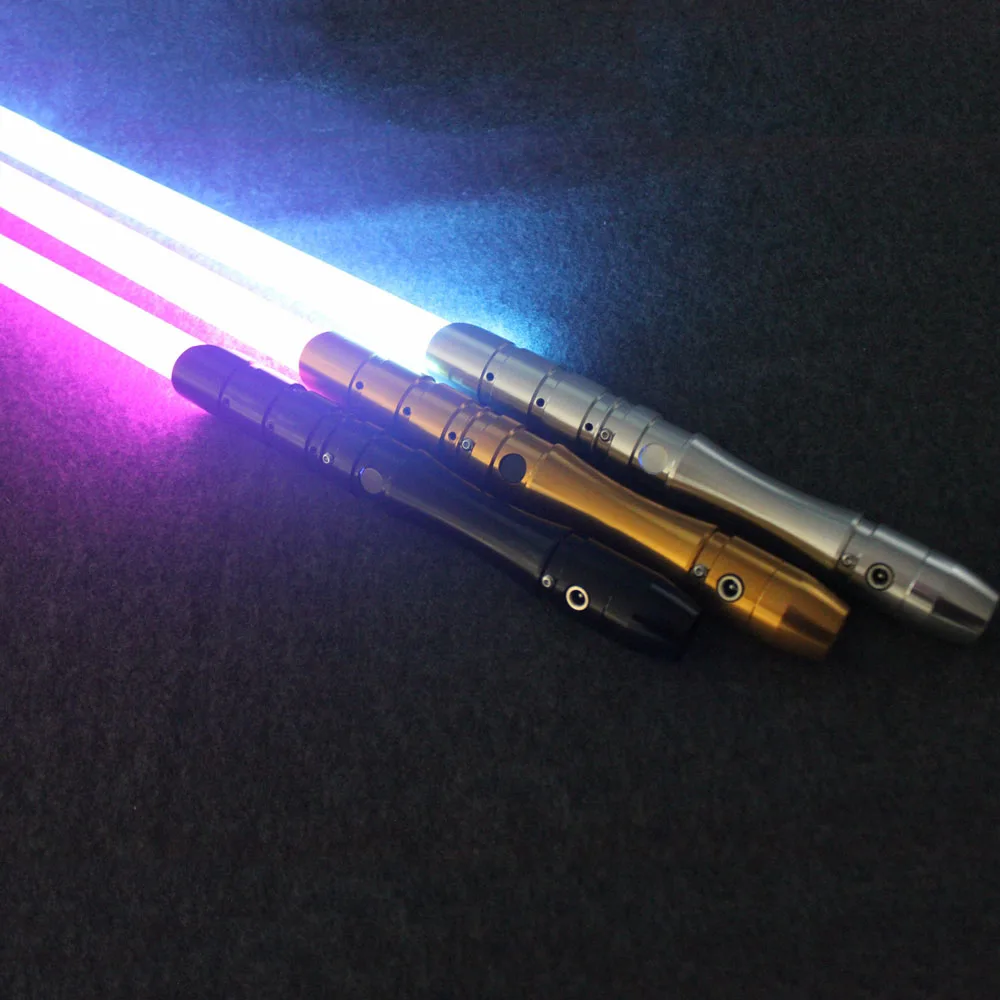 

Lightsaber with Light Sound Jedi Sith Luke Light Saber Force Heavy Dueling Color Changing Sound FOC Lock up Metal Handle Sword