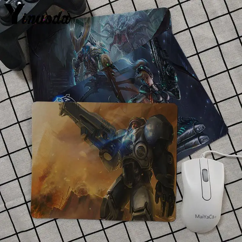 

Yinuoda Personalized Cool Fashion starcraft 2 game Unique Desktop Pad Game gamer Mousepad Rubber PC Computer Gaming mousepad