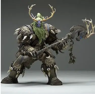 

Collection 20cm WOW Online Game Night Elf Druid Malfurion Broll Bearmantle Figure Figurine model Toy Exquisite Collectible Gift