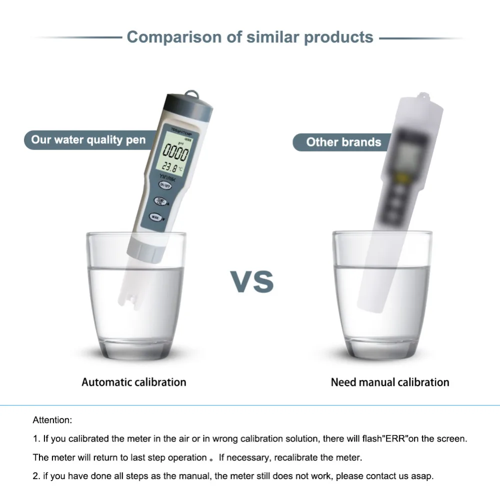 TDS/PH& TEMP 3 в 1 тестовая ручка ручной тест качества воды er для питьевой воды, лаборатории, аквакультуры, бассейна, аквариума