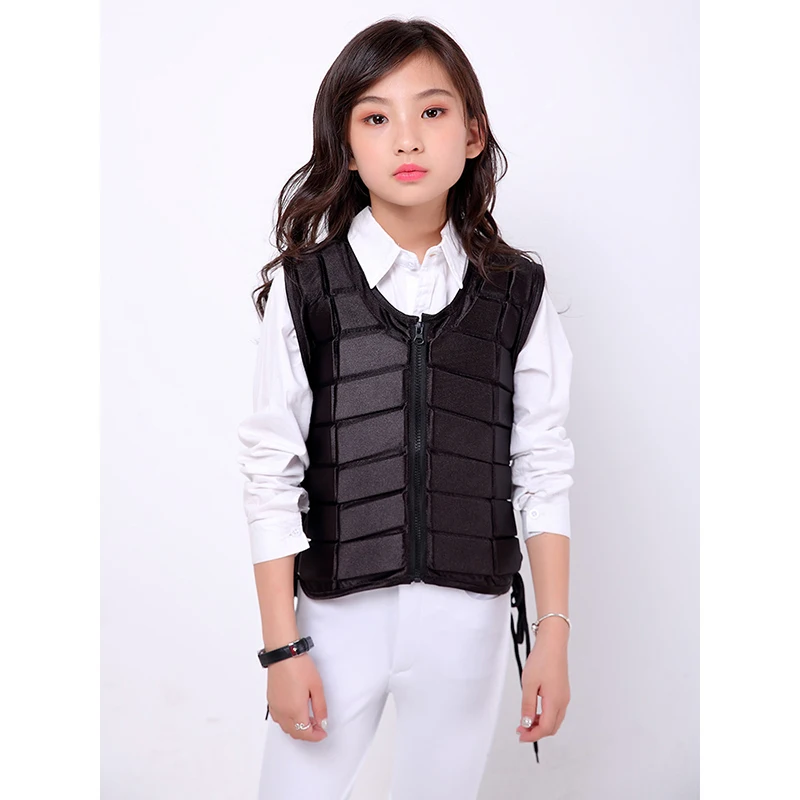 للأطفال الطفل الشباب سلامة الفروسية الحصان ركوب سترة واقية الجسم حامي صدمة امتصاص سترة الرياضية سباقات