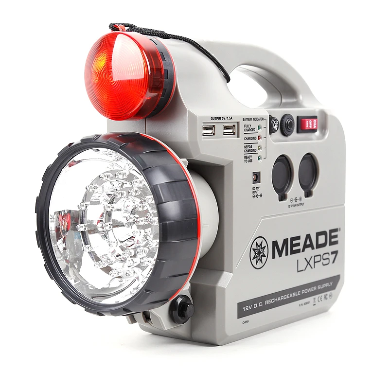 Meade Многофункциональный 12V7A перезаряжаемый источник питания LXPS7 для