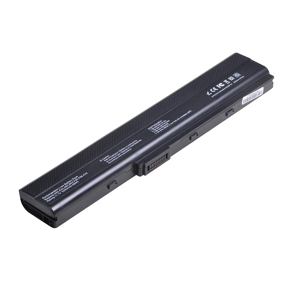 5200mAH K52 Аккумулятор для ноутбука Asus A31 A41 A32 A42 A52 A52F A52J K42 K42F K52F K52J K52JC K52JE