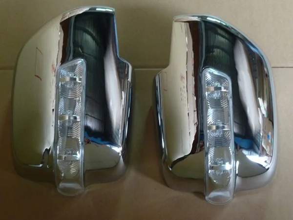 Хромированная крышка зеркала в виде ракушки для Lexus LX470 2002-2012 Land Cuiser FJ100 1998-2007 год