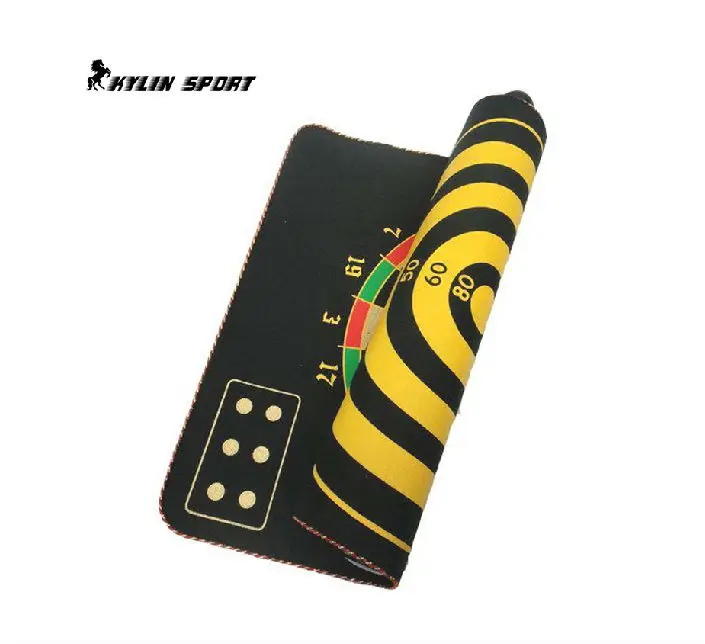 Флокированная Магнитная Дартс доска костюм 15 дюймов двухсторонняя пластина из